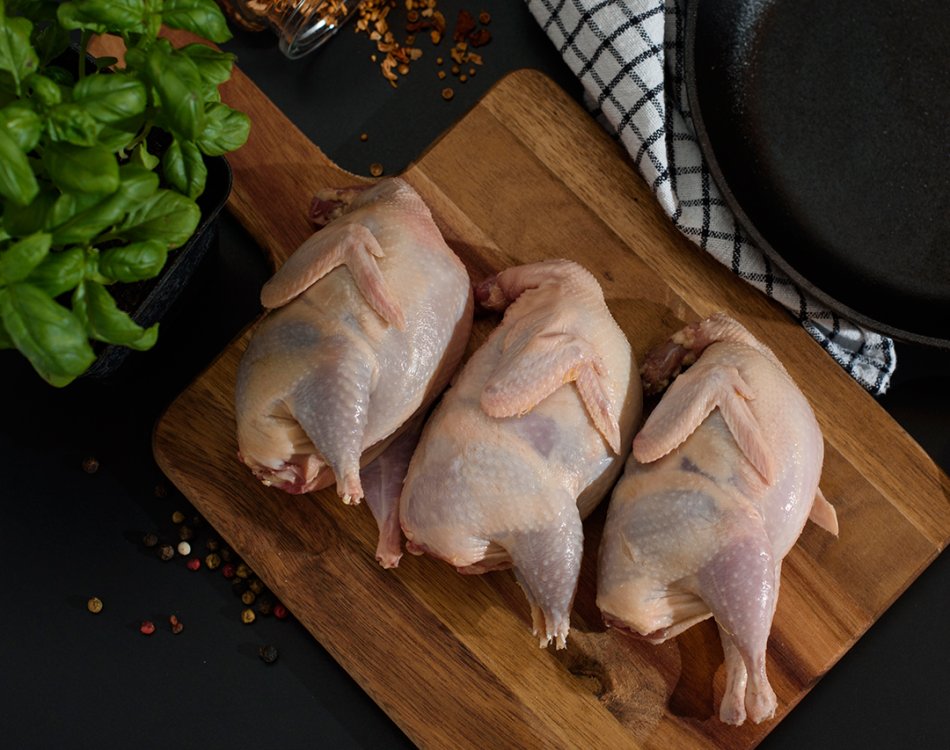 Тушки перепелині охолоджені