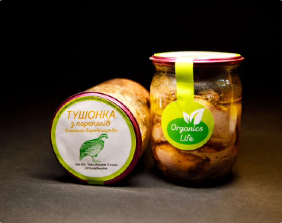 Тушонка перепелина (перепела у власному соку)